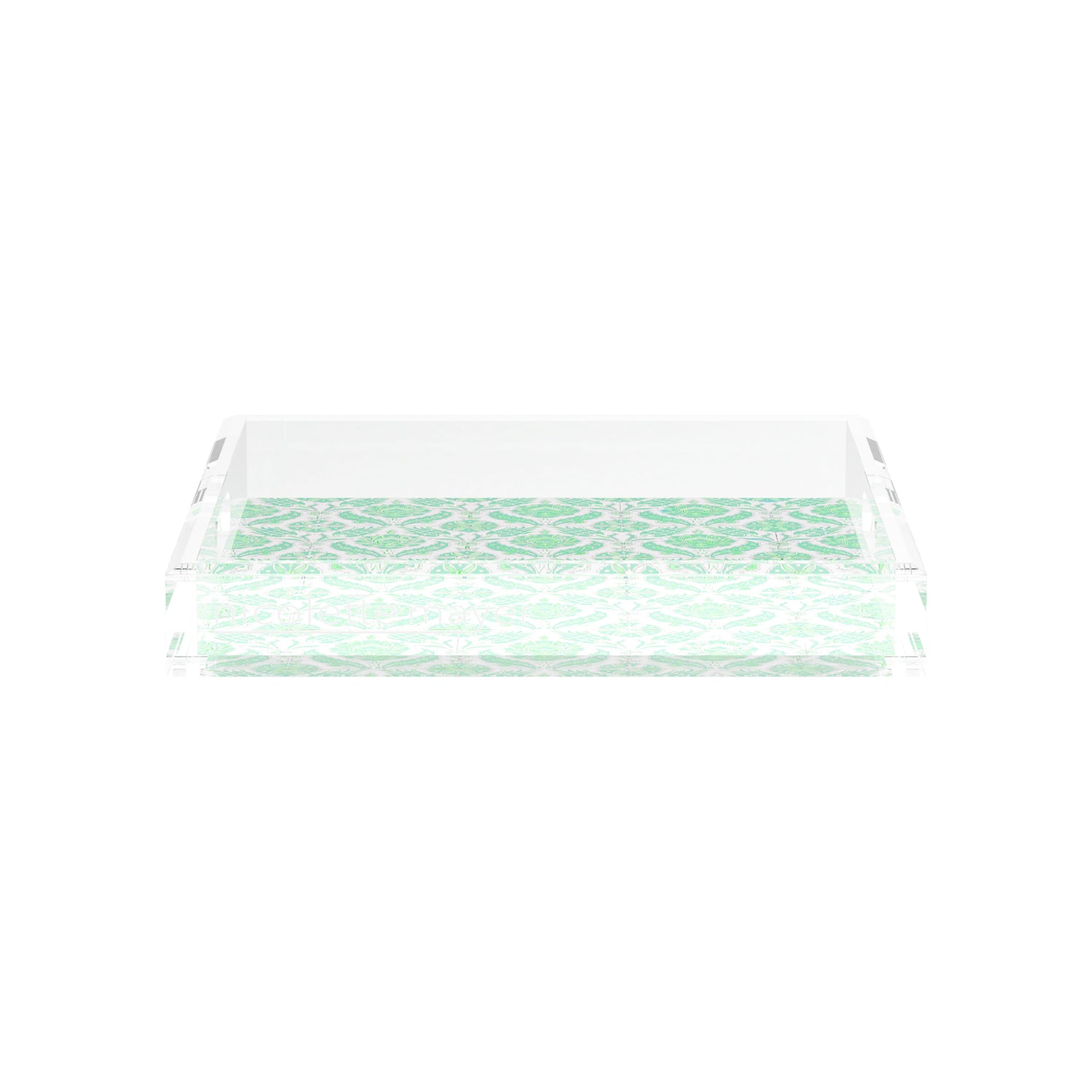 Tulipia Green 12X12 Acrylic Tray - nicolettemayer.com

