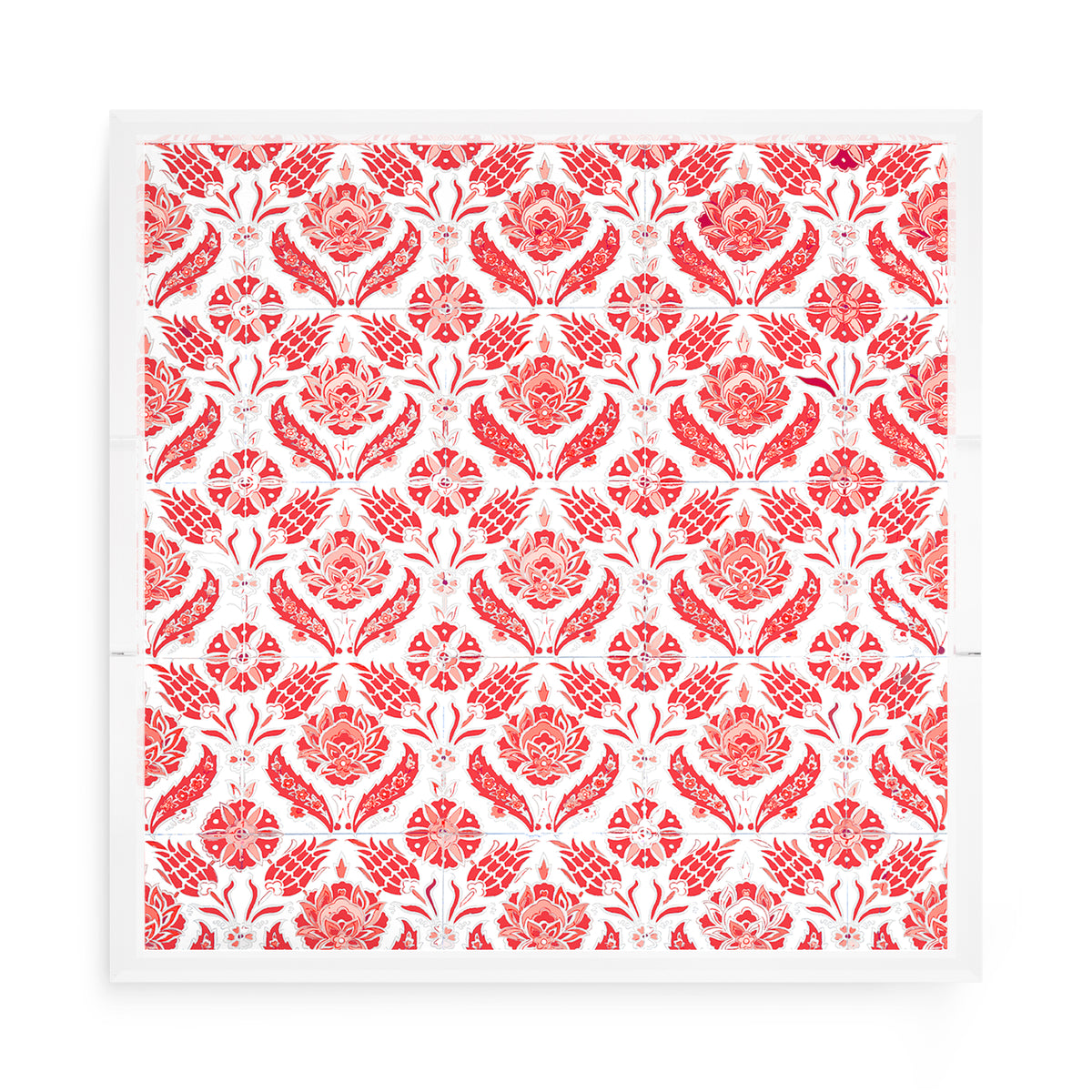 Tulipia Red Acrylic Decorative Tray, 15 x 15 in. by Nicolette Mayer 