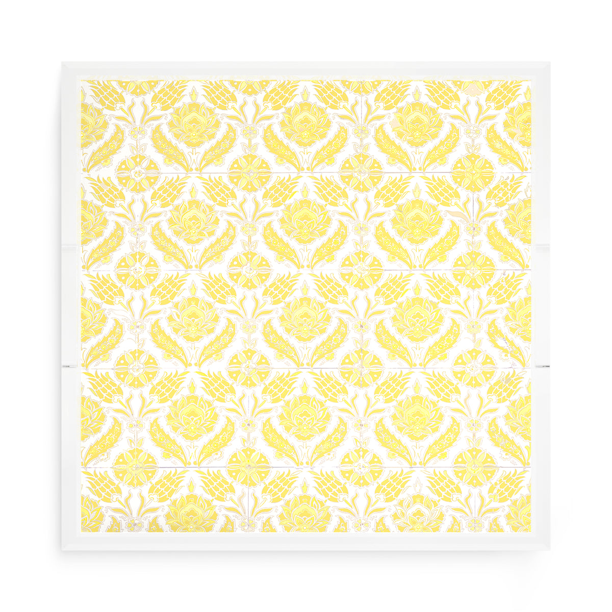 Tulipia Yellow Acrylic Decorative Tray, 15 x 15 in. by Nicolette Mayer 