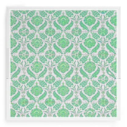 Tulipia Green 18X18 Acrylic Tray - nicolettemayer.com

