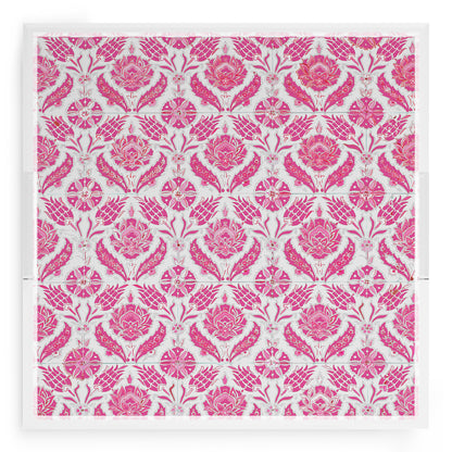 Tulipia Raspberry 18X18 Acrylic Tray - nicolettemayer.com
