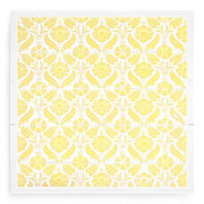 Tulipia Yellow Acrylic Decorative Tray, 18 x 18 in. by Nicolette Mayer 