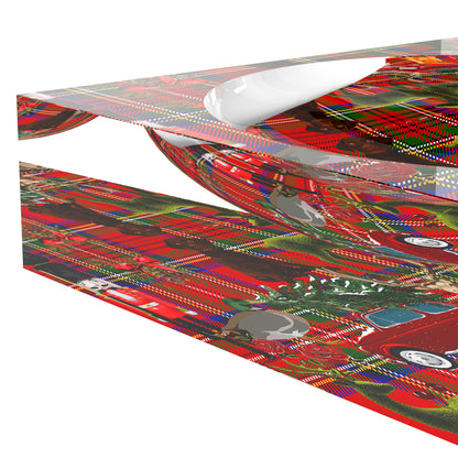 Ultimate Christmas Plaid Acrylic Candy Catchall Dish