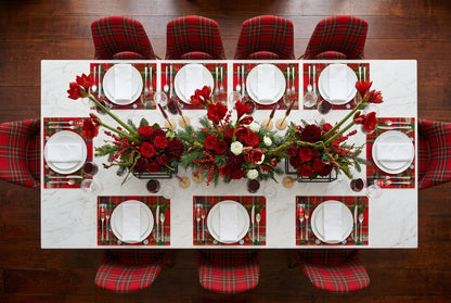 Ultimate Christmas Plaid Rectangle Paper Placemat