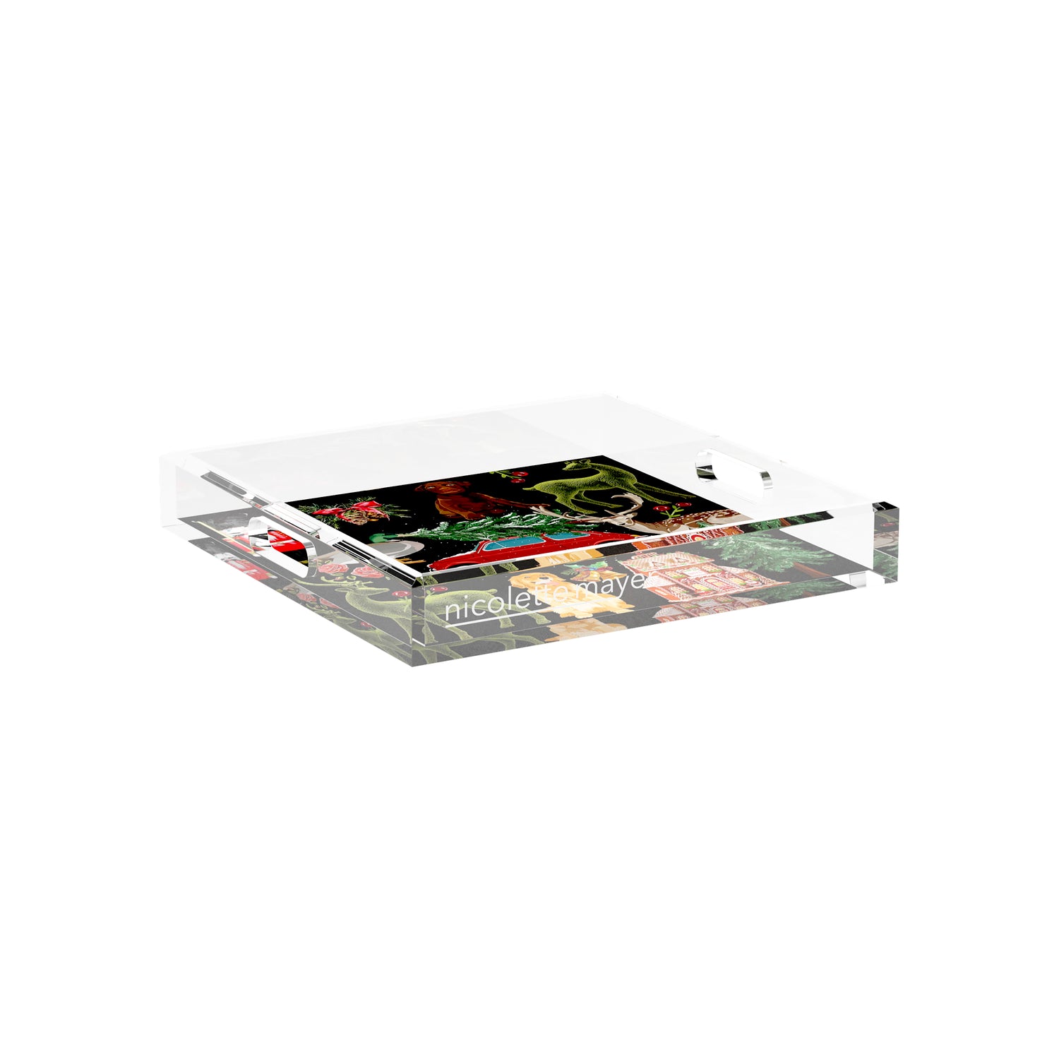 Ultimate Christmas Black 12X12 Acrylic Tray - nicolettemayer.com
