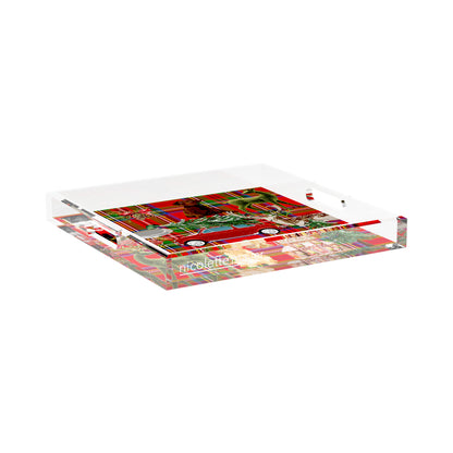 Ultimate Christmas Plaid 15X15 Acrylic Tray - nicolettemayer.com
