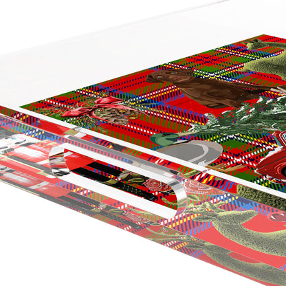 Ultimate Christmas Plaid 18X18 Acrylic Tray - nicolettemayer.com
