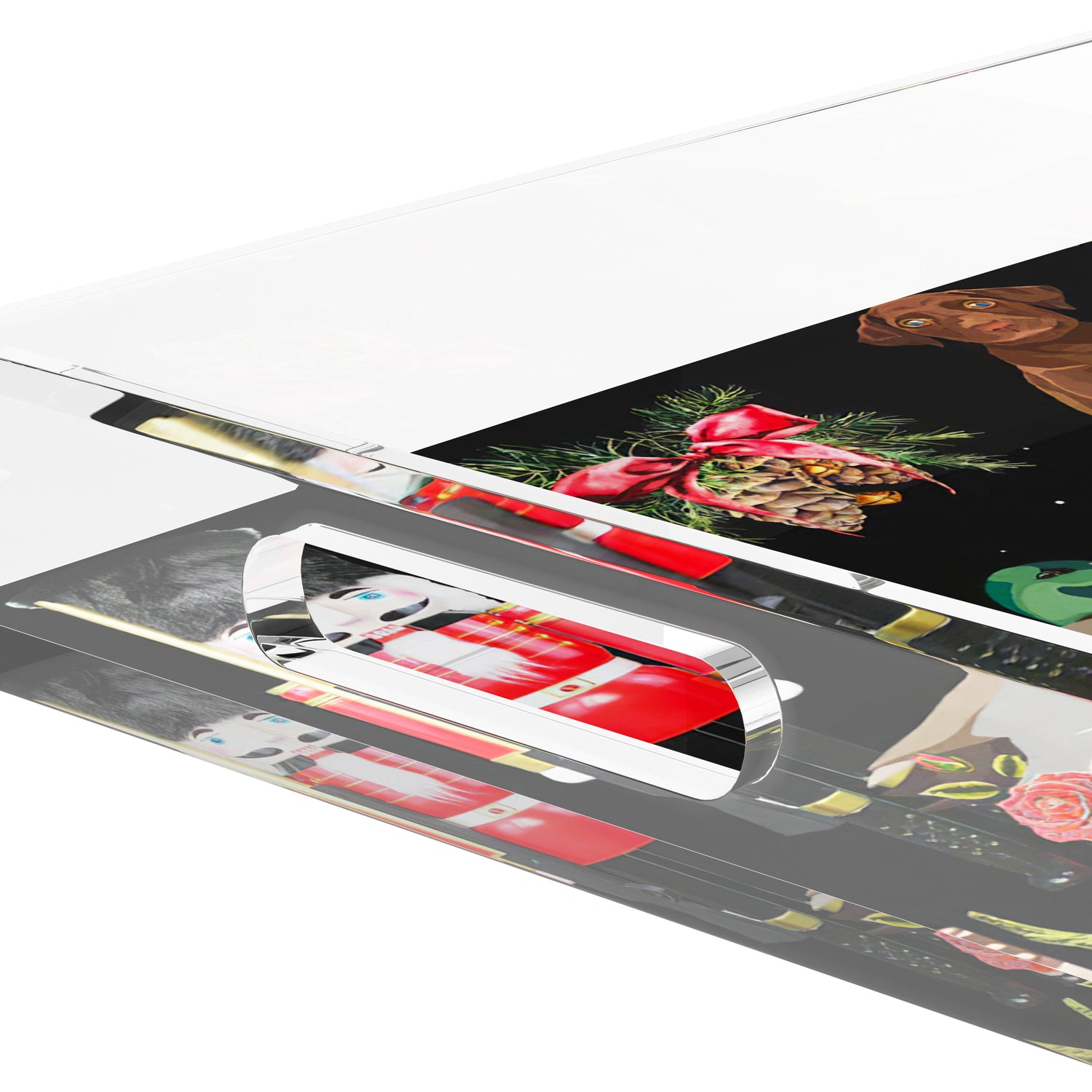 Ultimate Christmas Black 22.5X14.5 Acrylic Tray - nicolettemayer.com
