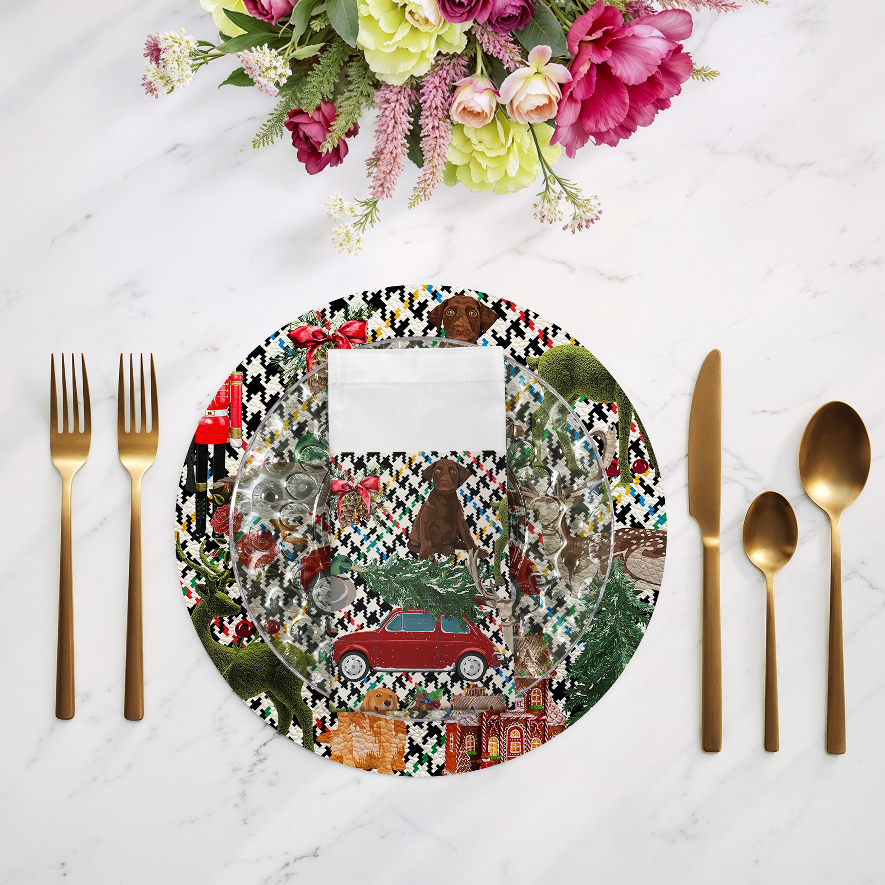 Ultimate Christmas Multi Plaid 22X22 Dinner Napkins - nicolettemayer.com
