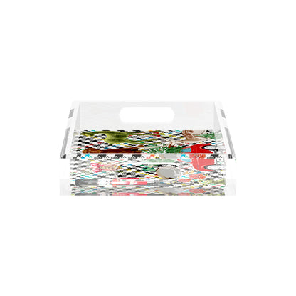 Ultimate Christmas Multi Plaid 12.5X7.75 Acrylic Tray - nicolettemayer.com
