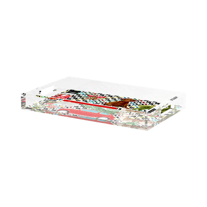 Ultimate Christmas Multi Plaid 17X10.5 Acrylic Tray - nicolettemayer.com
