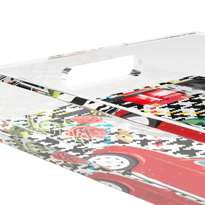 Ultimate Christmas Multi Plaid 22.5X14.5 Acrylic Tray - nicolettemayer.com
