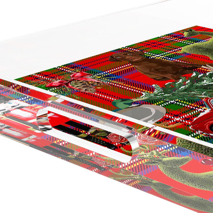 Ultimate Christmas Plaid 12X12 Acrylic Tray - nicolettemayer.com
