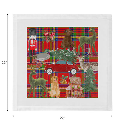 Ultimate Christmas Plaid 22X22 Dinner Napkins - nicolettemayer.com
