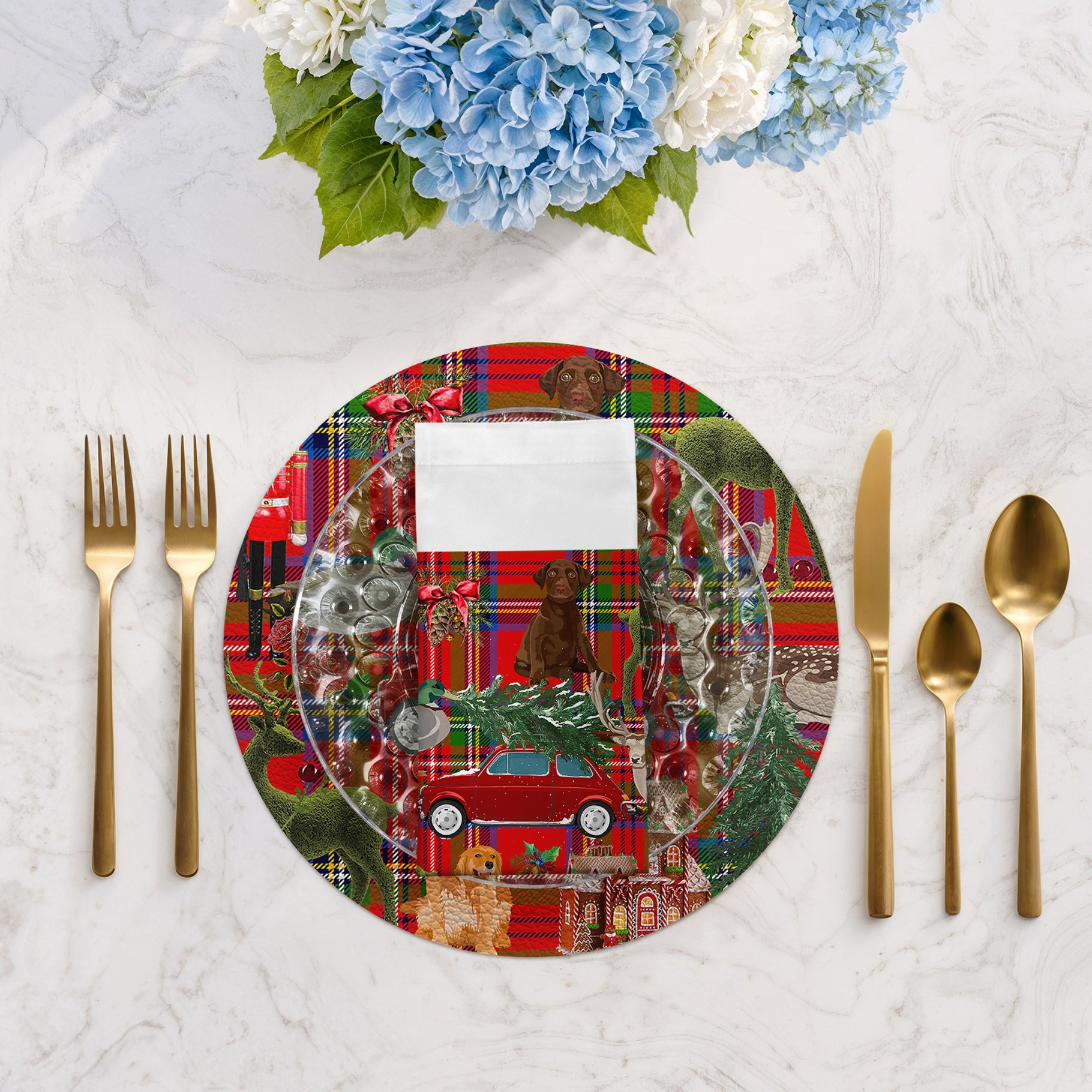 Ultimate Christmas Plaid 22X22 Dinner Napkins - nicolettemayer.com
