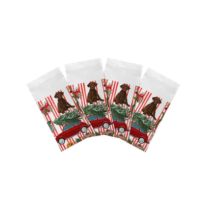 Ultimate Christmas Stripe 22X22 Dinner Napkins - nicolettemayer.com
