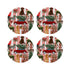 Ultimate Christmas Stripe 4" Coasters - nicolettemayer.com
