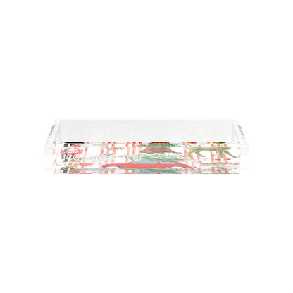 Ultimate Christmas Stripe 12.5X7.75 Acrylic Tray - nicolettemayer.com
