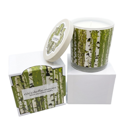 Birch Forest Green Candle - nicolettemayer.com