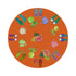 Winter In Florida Orange 16" Round Pebble Placemats, Set of 4 - nicolettemayer.com
