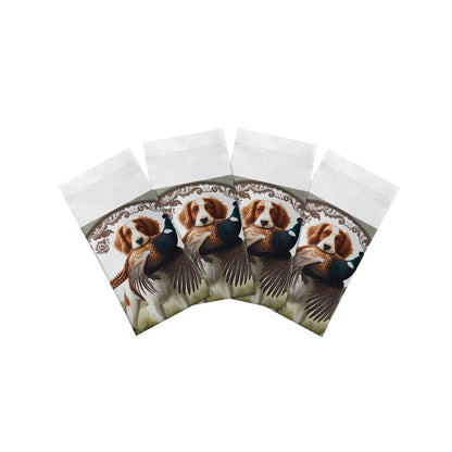 Woodland Hunting Dog Cotton Sateen Dinner Napkins