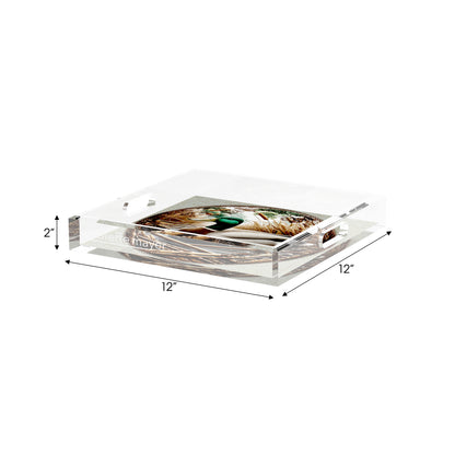 Woodland Mallard Duck 12X12 Acrylic Tray - nicolettemayer.com