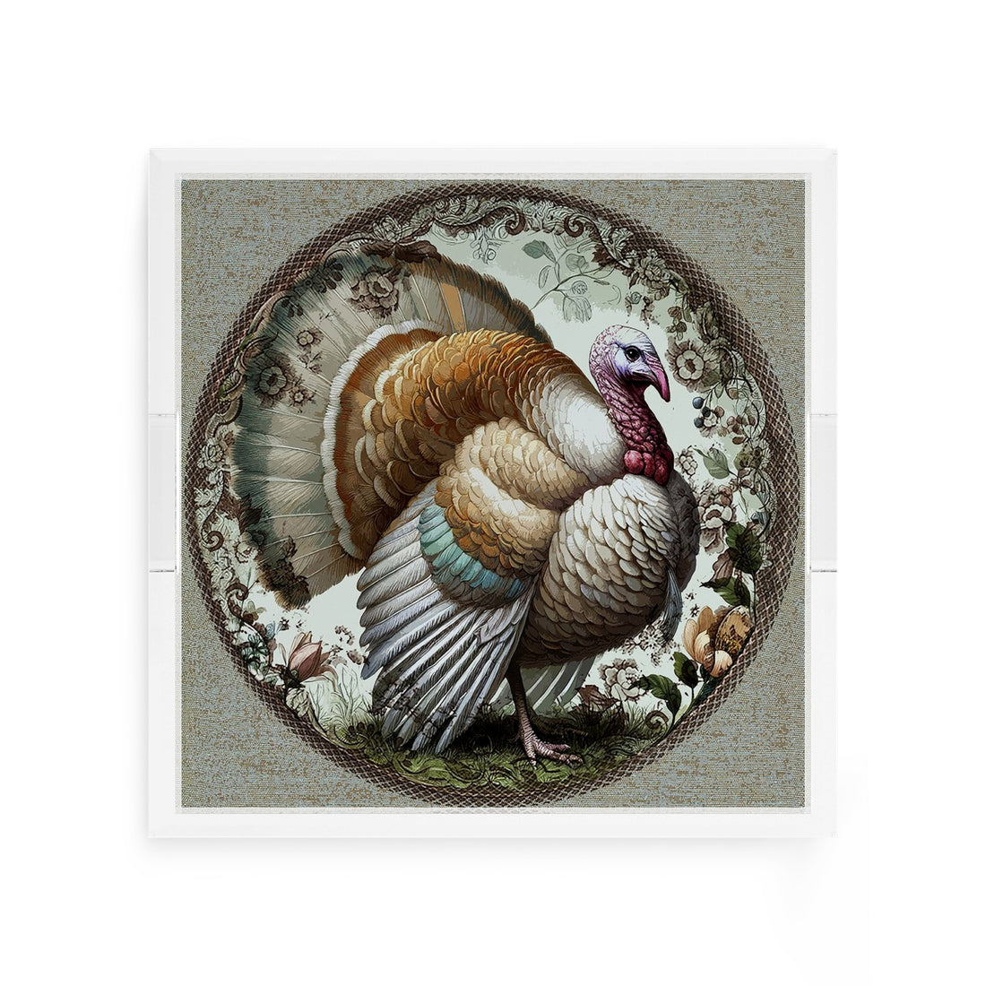 Woodland Turkey 12X12 Acrylic Tray - nicolettemayer.com