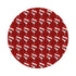 Xmas Ornament Red 16" Round Pebble Placemats, Set of 4 - nicolettemayer.com
