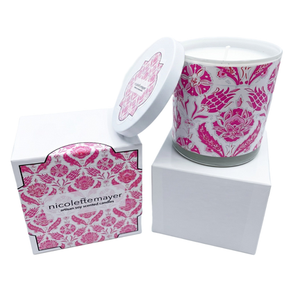 Tulipia Raspberry Candle - nicolettemayer.com