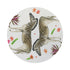 Zebra Seeing White 16" Round Pebble Placemats - nicolettemayer.com