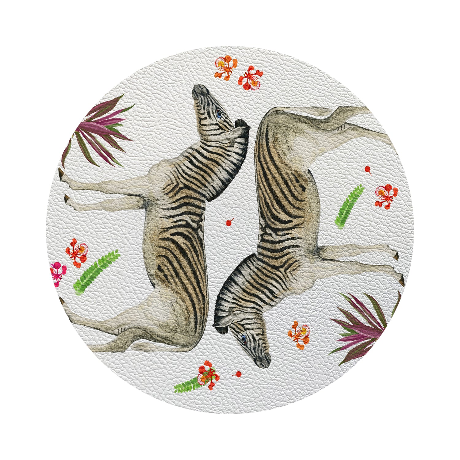 Zebra Seeing Double 4" Dinner Napkins- nicolettemayer.com
