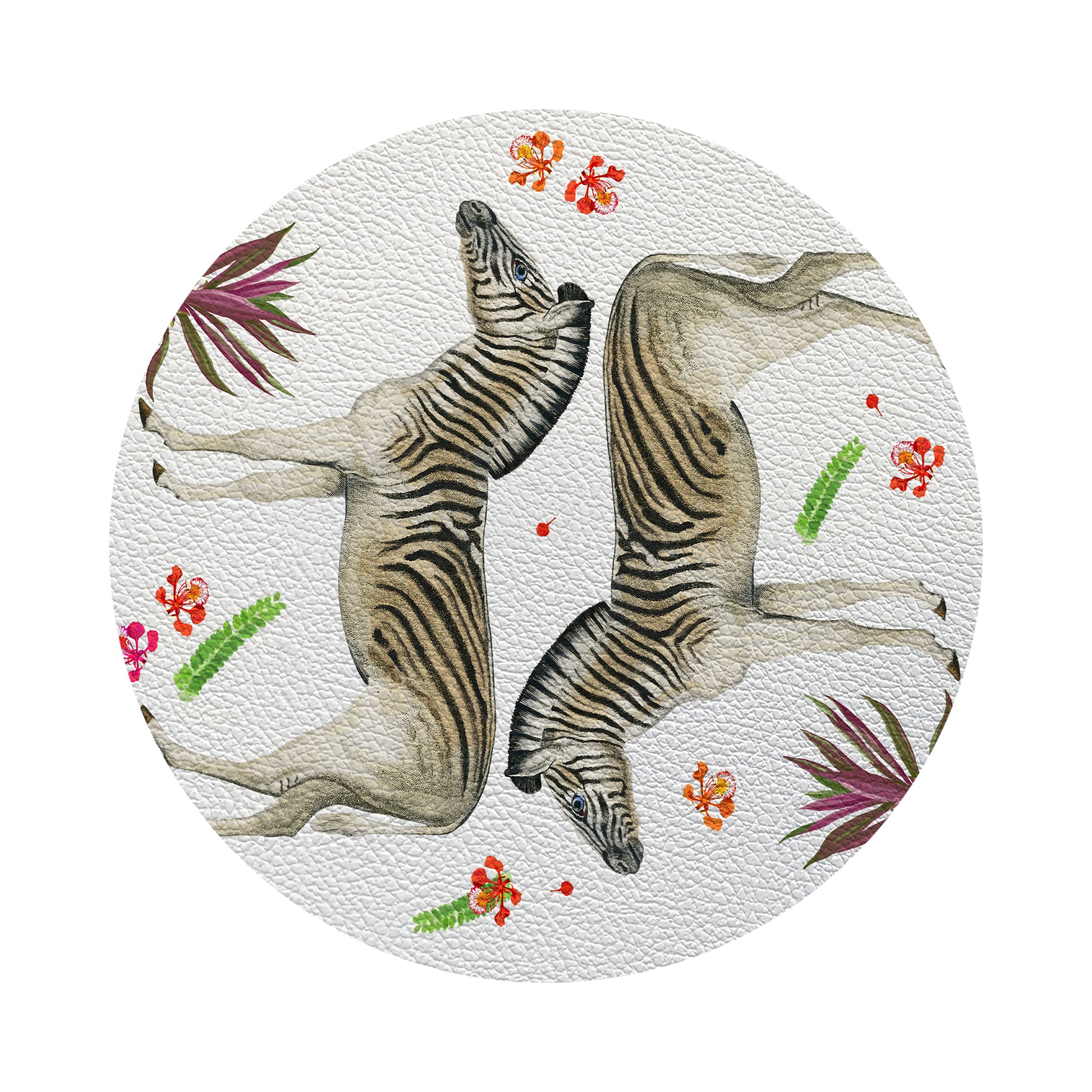 Zebra Seeing Double 4" Dinner Napkins- nicolettemayer.com
