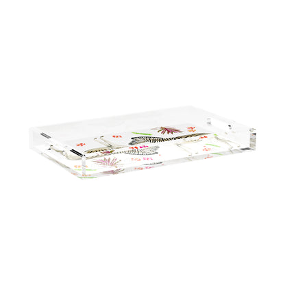 Zebra Seeing Double 17X10.5 Acrylic Tray - nicolettemayer.com
