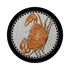 Zodiac Cancer Black 16" Round Pebble Placemats, Set of 4 - nicolettemayer.com
