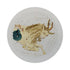Zodiac Capricon White 16" Round Pebble Placemats, Set of 4 - nicolettemayer.com
