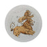 Zodiac Leo White 16" Round Pebble Placemats, Set of 4 - nicolettemayer.com
