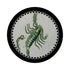 Zodiac Scorpio Black 16" Round Pebble Placemats, Set of 4 - nicolettemayer.com
