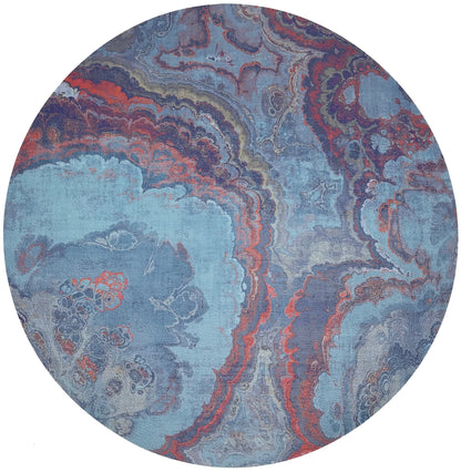 Agate Lava 16&quot; Round Pebble Placemats, Set of 4 - nicolettemayer.com