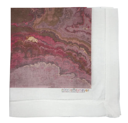 AGATE ROCCOCCO 22&quot;X22&quot; HEMSTITCH DINNER NAPKIN, SET OF 4 - nicolettemayer.com