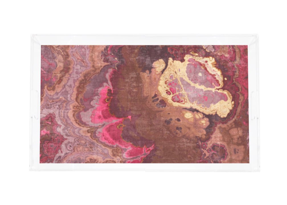 Agate Rococco Acrylic Vanity Tray 12.25X7.75 - nicolettemayer.com