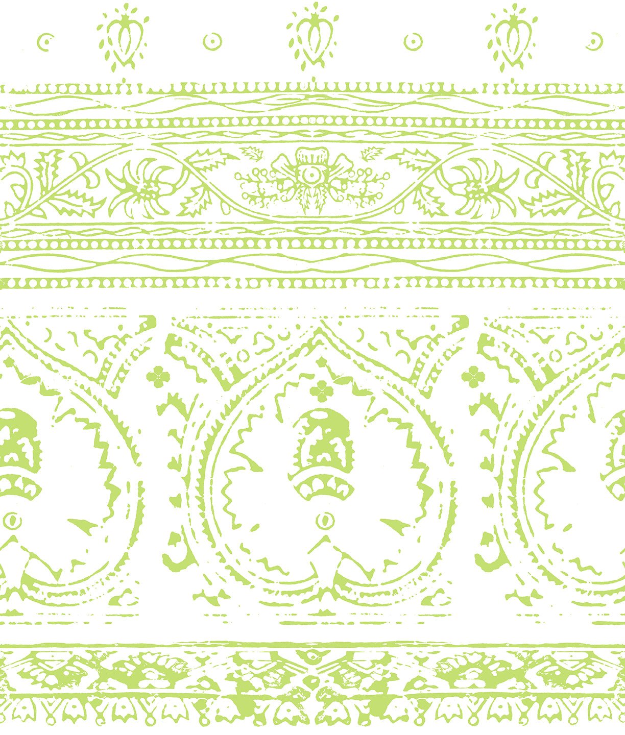 Agra Fresh Peel and Stick Wallpaper, Double Roll, 34&quot; x 288&quot;, 48 sq ft - nicolettemayer.com
