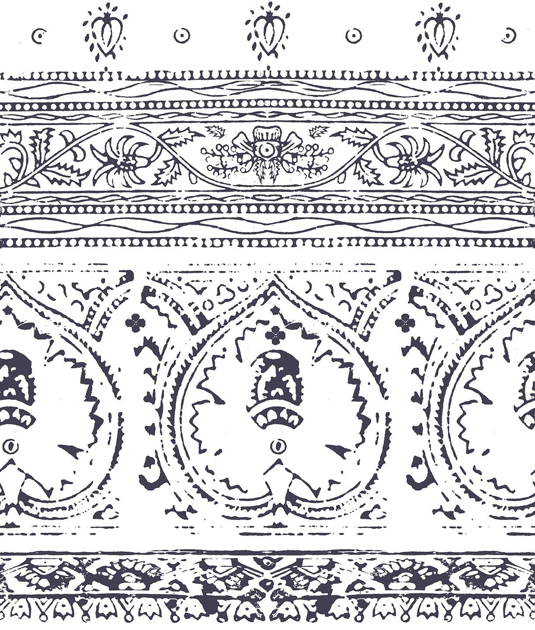 Agra Ink Peel and Stick Wallpaper, Double Roll, 34" x 288", 48 sq ft - nicolettemayer.com