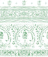 Agra Jade Peel and Stick Wallpaper, Double Roll, 34" x 288", 48 sq ft - nicolettemayer.com