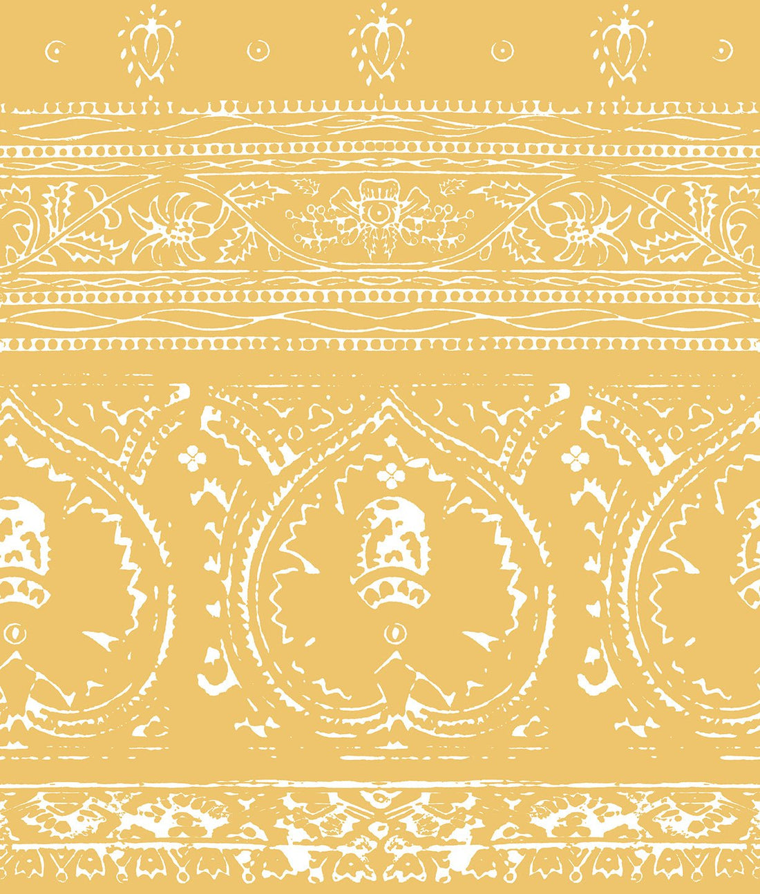 Agra Reverse Gold Peel and Stick Wallpaper, Double Roll, 34" x 288", 48 sq ft - nicolettemayer.com