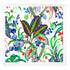 Amazonia Classic Blue Beveled/Polished Acrylic 18"X18" Large Square Tray - nicolettemayer.com