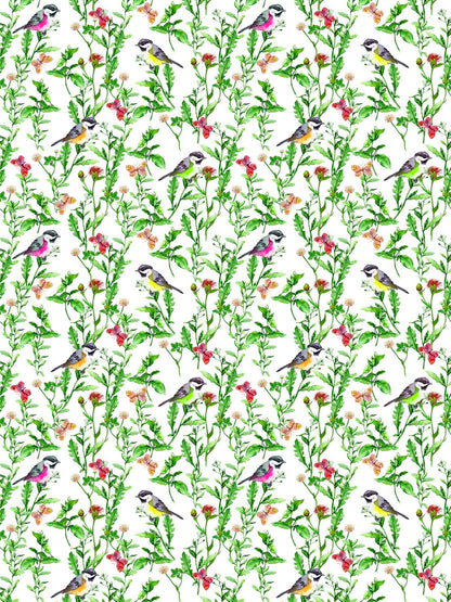 Aviary Original Wallpaper, Per Yard - nicolettemayer.com