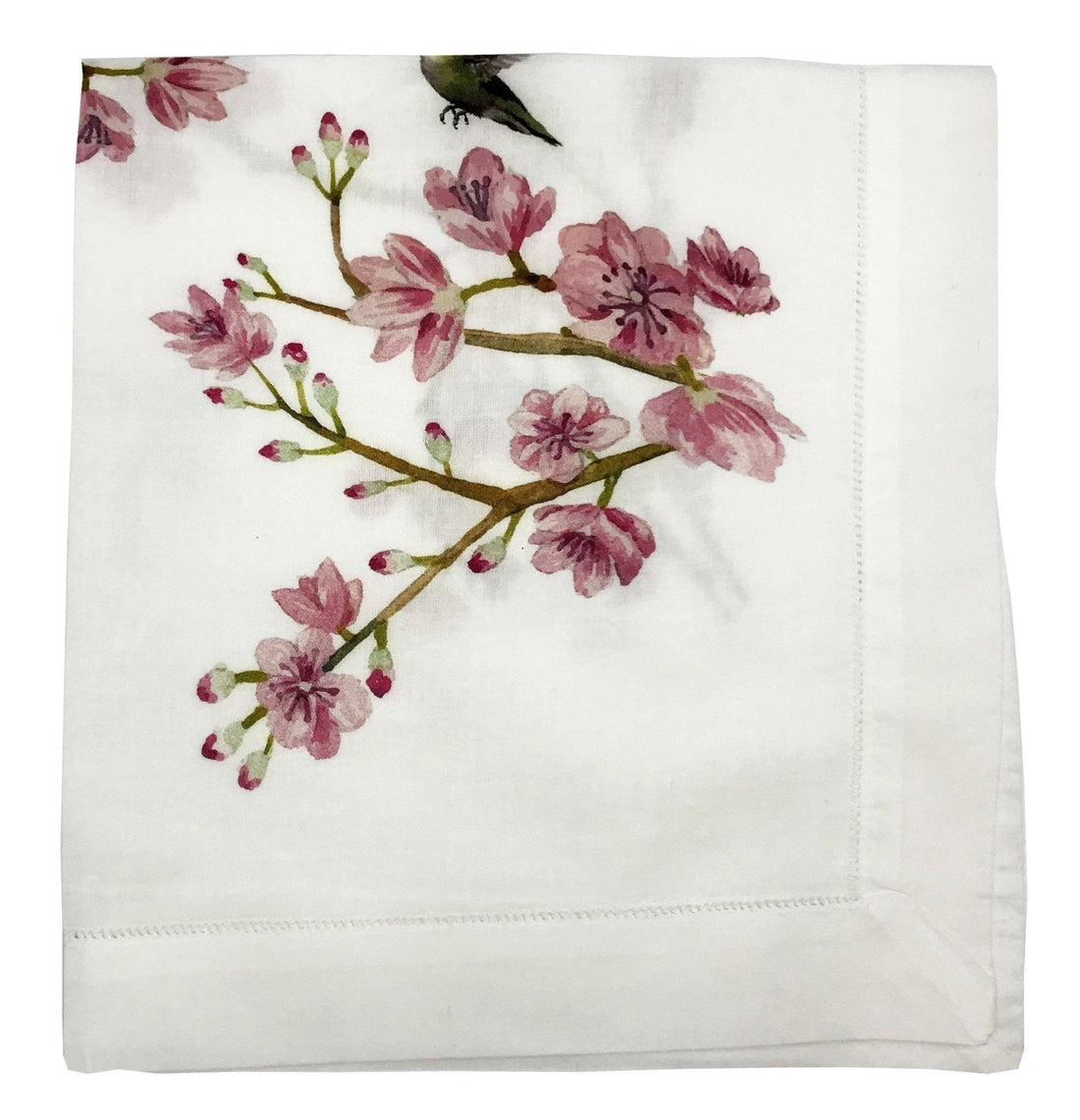 BLOSSOM FANTASIA 22"X22" HEMSTITCH DINNER NAPKIN, SET OF 4 - nicolettemayer.com