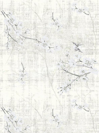 Blossom Fantasia Ivory Wallpaper, Per Yard - nicolettemayer.com