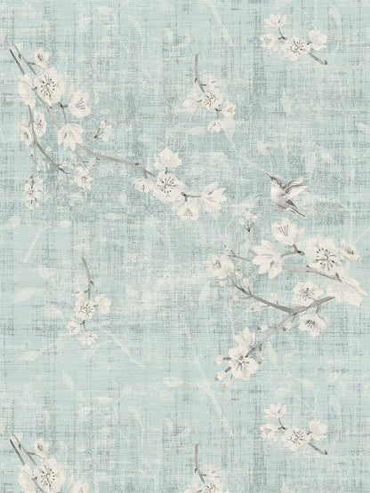 Blossom Fantasia Sky Wallpaper, Per Yard - nicolettemayer.com