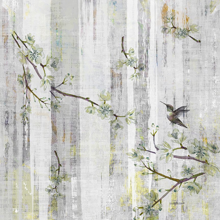 Blossom Fantasia Yellow Citrus 36X36 Acrylic Art - nicolettemayer.com